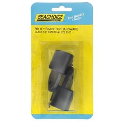 Picture of Seachoice 50-76111 External Eye Ends for Canopy Top 7/8" OD Black (Pack of 2)