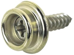 Picture of Seachoice RP-MP7251SC Stainless Steel Button Stud with Tapping Screw #8 x 5/8" 6-Pack
