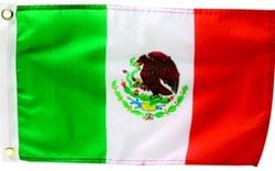 Picture of Seachoice 78271 12" x 18" Nylon Mexico Flag