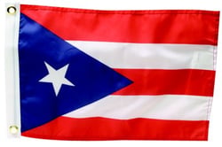Picture of Seachoice 78281 12" x 18" Nylon Puerto Rico Flag