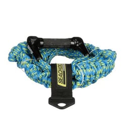 Picture of Seachoice 86764 Wakesurfing Rope 16 Ft 3-Section with Textured Grip Handle