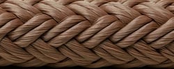 Picture of Seachoice 39961 Double-Braid Nylon Dock Line 1/2" x 20' Burgundy with Eye Splice