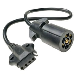Picture of Seachoice 13821 7-Way Round to 5-Way Flat Trailer Wiring Adapter 18 Inch