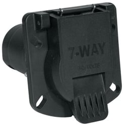 Picture of Seachoice 57981 7-Way Round RV-Style Car Side Trailer Connector with Sealed Door
