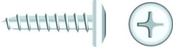 Picture of Seachoice RP-SC549CH Chrome Plated Stainless Steel Pan Head Phillips Tapping Screw #10 x 3/4"