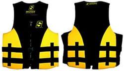 Picture of Seachoice 85123 Evoprene Multi-Sport Life Jacket Youth USCG Level 70 Yellow/Black