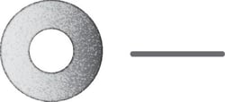 Picture of Seachoice RP-SC4422 Flat Washer 1/2" Steel Hot-Dip Galvanized 100-Pack