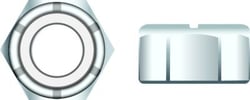 Picture of Seachoice RP-SC1336CH Nylon Insert Locknut 5/16-18 Chrome Plated Stainless Steel