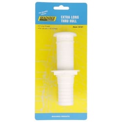Picture of Seachoice 18181 Extra Long Thru-Hull Fitting 1-1/8 Inch ID Hose 3 Inch Thread