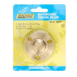 Picture of Seachoice 18751 Cast Bronze Garboard Drain 2 Inch with Brass Plug
