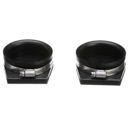Picture of Seachoice 28361 Exhaust Guard Covers 4" OD Black Rubber Flapper Valve 2-Pack