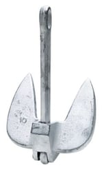 Picture of Seachoice 41390 Navy Anchor 28 lb Aluminum Painted Cast Iron