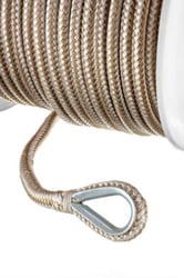 Picture of Seachoice 42381 Double-Braid Nylon Anchor Line 1/2" x 200 ft Gold/White