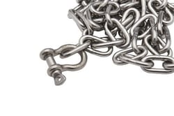 Picture of Seachoice 44103 Stainless Steel Anchor Chain with Shackle 3/16 In x 4 Ft