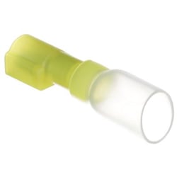 Picture of Seachoice 60321 Marine Heat Shrink Male Disconnect Terminals 12-10 AWG Yellow 25-Pack