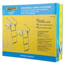 Picture of Seachoice 71361 Universal Swim Platform with 3-Step Telescoping Ladder