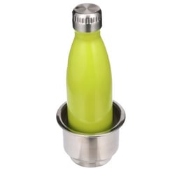 Picture of Seachoice 79371 Stainless Steel Recessed LED Drink Holder with Drain