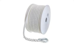 Picture of Seachoice 40711 3-Strand Twisted Nylon Anchor Line 3/8 Inch x 100 Feet White