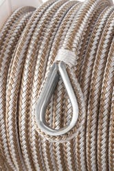 Picture of Seachoice 42331 Double Braid Nylon Anchor Line 3/8" x 150' Gold/White