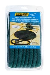Picture of Seachoice 46981 Double-Braid Nylon Dock Line 5/8" x 30' Forest Green with Eye Splice