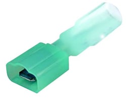 Picture of Seachoice 60303 Heat Shrink Insulated Quick Disconnect 16-14 AWG 0.187" Male Blue 25-Pack