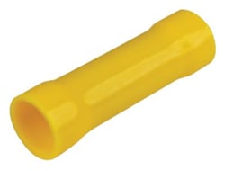 Picture of Seachoice 60621 Vinyl Insulated Butt Connectors 12-10 AWG Yellow 100-Pack