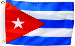 Picture of Seachoice 50-78291 12" x 18" Nylon Cuba Flag