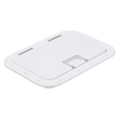 Picture of Seachoice 39141 Hinged Access Hatch Arctic White 7x11 Marine Polypropylene
