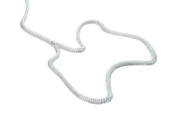 Picture of Seachoice 40091 Double-Braid Nylon Dock Line 3/8" x 15' White with Eye Splice