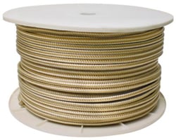 Picture of Seachoice 40170 Double Braid Nylon Rope 1/2" x 600 ft Gold and White
