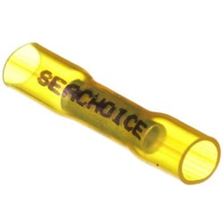 Picture of Seachoice 61171 Marine Grade Heat Shrink Butt Connectors 12-10 AWG Yellow 100-Pack