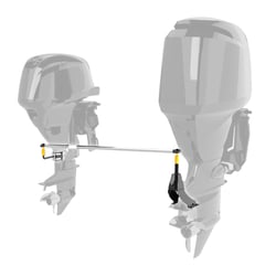 Picture of EZ-Steer EZUKIT710005 Universal Auxiliary Outboard Steering Kit 7" Offset 39-46"