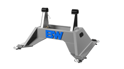 Picture of B&W RVB3550 Companion 20K Fifth Wheel Hitch Base for Rail Mount Systems