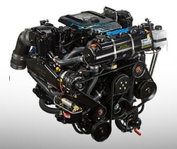 Picture of Mercury 8M0187361 Quicksilver 383 MPI Bravo FWC Marine Engine 350 HP