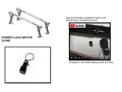 Picture of BAL 231000 12V Electric Stabilizer Jack Motor with Gearbox Assembly