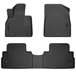 Picture of Husky Liners 95691 WeatherBeater Front & 2nd Row Floor Liners Black