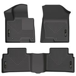 Picture of Husky Liners 95781 WeatherBeater Floor Liners Front and 2nd Row 3-Piece Set Black