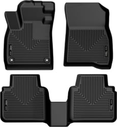 Picture of Husky Liners 99421 X-act Contour Front & 2nd Row Floor Liners Black