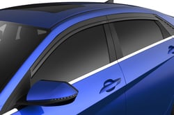 Picture of Husky Liners 2854118 Low Profile Ventvisor Rain Guards Smoke 4-Piece Set