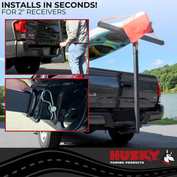 Husky Towing 944H Cargo Helper Hitch-Mounted Truck Bed Extender – 53 In., 350 lb. Capacity — image 7