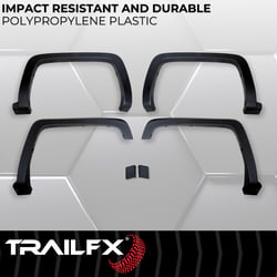 TrailFX TFC3002OE OE Style Fender Flares Black Smooth Finish Set of 4 — image 3