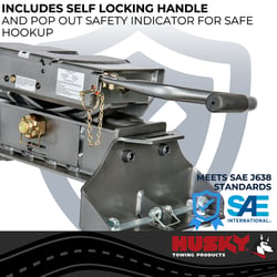 Husky Towing 33013K Ford OEM 5th Wheel Hitch 16K — image 3