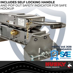 Husky Towing 33017K Ford OEM 5th Wheel Hitch 26,000 lb Capacity — image 3
