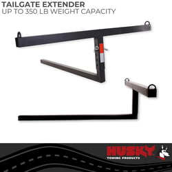 Husky Towing 944H Cargo Helper Hitch-Mounted Truck Bed Extender – 53 In., 350 lb. Capacity — image 3