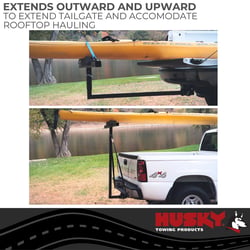 Husky Towing 944H Cargo Helper Hitch-Mounted Truck Bed Extender – 53 In., 350 lb. Capacity — image 4