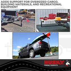 Husky Towing 944H Cargo Helper Hitch-Mounted Truck Bed Extender – 53 In., 350 lb. Capacity — image 6