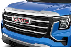 Picture of Husky Liners 2892238 Aeroskin Hood Protector Low Profile Chrome Bug Shield