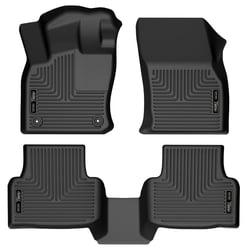 Picture of Husky Liners 95251 WeatherBeater Front & 2nd Seat Floor Liners - Black 3-Piece Set