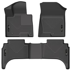 Picture of Husky Liners 95531 Weatherbeater Front & 2nd Seat Floor Liners Black 3-Piece Set