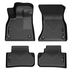Picture of Husky Liners 95941 WeatherBeater Front & 2nd Row Floor Liners - Black 3-Piece Set